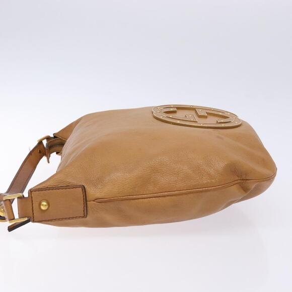 GUCCI Interlocking Shoulder Bag Leather Brown Gold - Picture 5 of 16